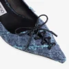 Scarlett 50 Crosshatch Denim Pumps