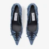 Scarlett 50 Crosshatch Denim Pumps