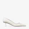 Scarlett 50 Latte Nappa Leather Pumps