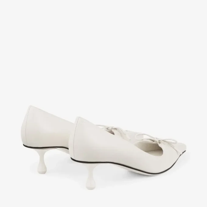 Scarlett 50 Latte Nappa Leather Pumps