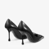 Scarlett 95 Black Nappa Leather Pumps