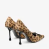 Scarlett 95 Natural Leopard Print Pony Pumps