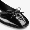 Scarlett Ballerina Black Soft Spazzolato Ballerina Flats