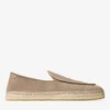 Shenton Espadrille Stone Velvet Suede Espadrilles