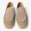 Shenton Espadrille Stone Velvet Suede Espadrilles