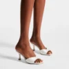 Skye 70 Ivory Satin Sandals