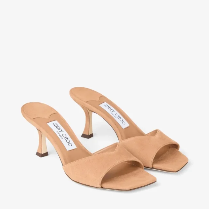 Skye 70 Toffee Suede Sandals