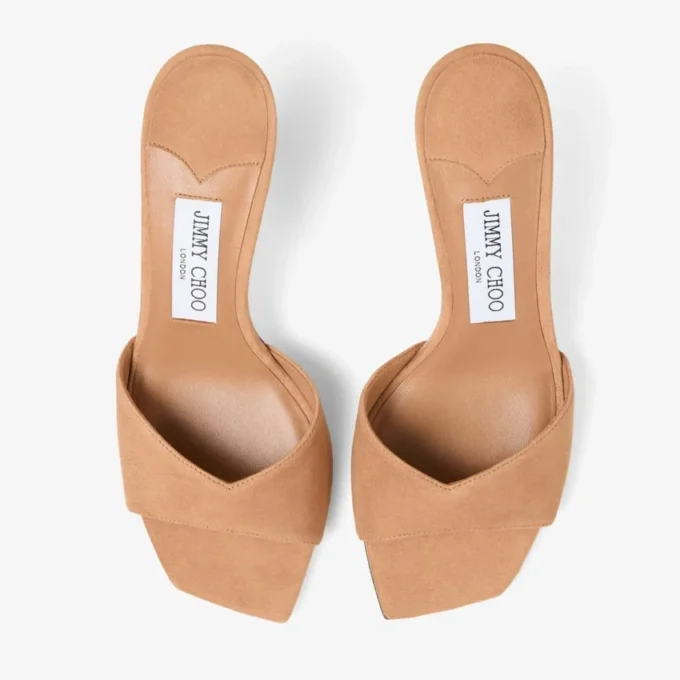 Skye 70 Toffee Suede Sandals