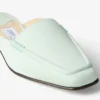 Slide Mint Nubuck Leather Mule