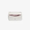 Soft Bow Mini Bag Ivory Satin Mini Bag with Crystal Bow