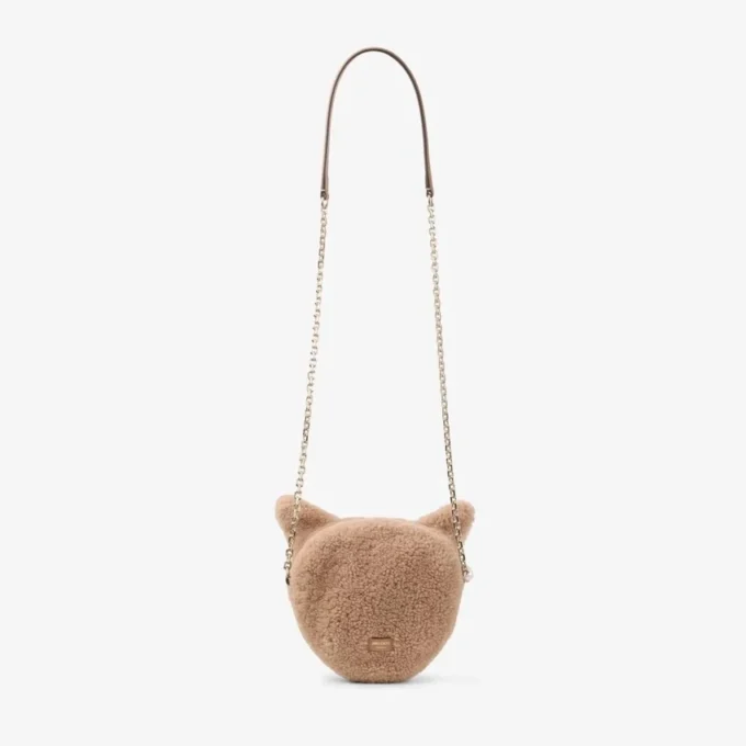 Soft Fox Mini Bag Toffee Shearling Fox Mini Bag