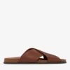 Sol Slide Cigar Vachetta Leather Slides