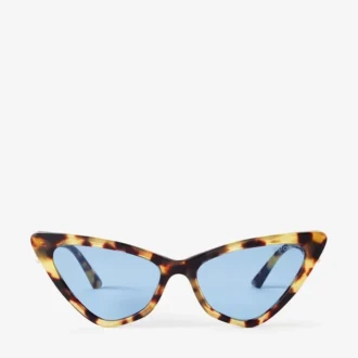 Sol Yellow Havana Cat Eye Sunglasses