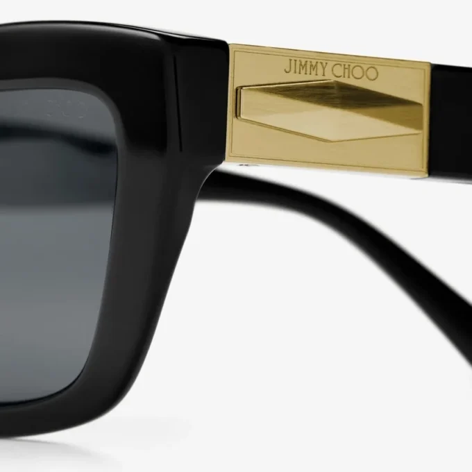 Solene Black Havana Cat Eye Sunglasses