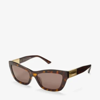 Solene Brown Havana Cat Eye Sunglasses