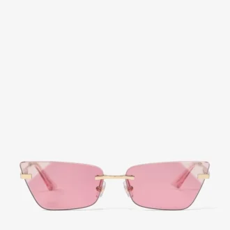 Soraya Pale Gold Cat Eye Sunglasses
