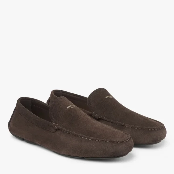 Stanly Driver Mocha Reverse Suede Driver