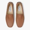 Stanly Driver Tan Tumbled Calf Leather Driver