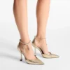Stevie 100 Gold Crushed Metallic Pumps