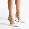 Stevie 100 Latte Patent Leather Pumps