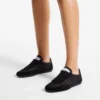 Sunny F Black Leather Mix and Jimmy Choo Lace Low Top Trainers