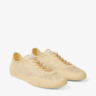 Sunny F Corn Leather Mix and Jimmy Choo Lace Low Top Trainers
