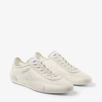 Sunny F Latte Leather Mix and Jimmy Choo Lace Low Top Trainers