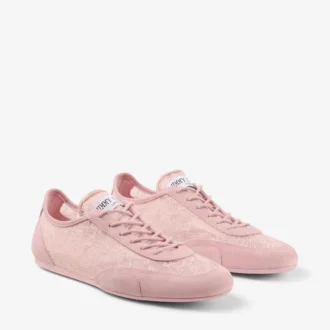 Sunny F Rose Leather Mix and Jimmy Choo Lace Low Top Trainers