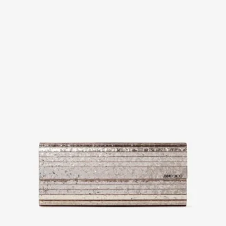 Sweetie Ballet Pink Shadow Coarse Glitter Acrylic Clutch Bag