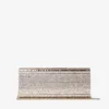 Sweetie Ballet Pink Shadow Coarse Glitter Acrylic Clutch Bag