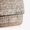 Sweetie Black and Champagne DéGradé Glitter Acrylic Clutch Bag