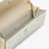 Sweetie Champagne Coarse Glitter Acrylic Clutch Bag