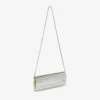Sweetie Champagne Coarse Glitter Acrylic Clutch Bag