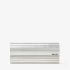 Sweetie Ivory Mother of Pearl Clutch Bag with Silver Chain Strap