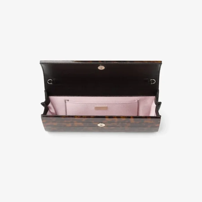 Sweetie Tortoiseshell Acrylic Clutch Bag