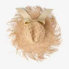 Thalia Small Natural Raffia Hat with Ribbon Bow