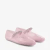 The Jelly Cotton Candy Jelly Ballerina Flats with Crystal Embellishment