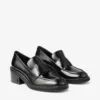 Tylor 60 Black Spazzolato Platform Loafers