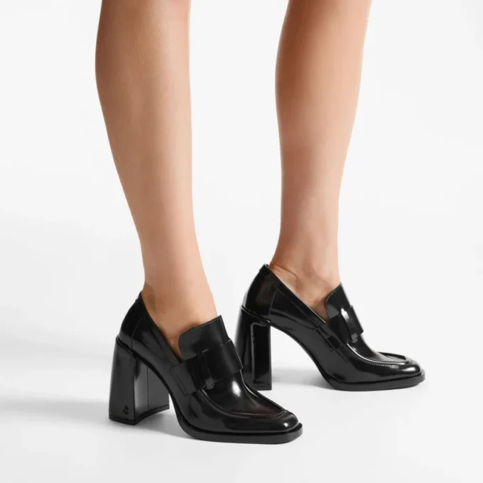 Tylor 95 Black Soft Spazzolato Pumps