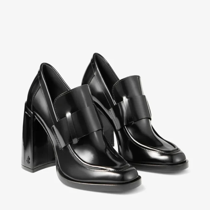 Tylor 95 Black Soft Spazzolato Pumps