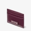 Umika Garnet Leather Card Holder