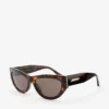 Vale Brown Havana Cat Eye Sunglasses