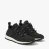 Veles Black Sequin Knit Trainers