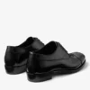 Vine Lace Up Black Smooth Calf Leather Lace up Shoes