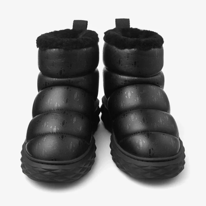 Xan Black Nappa Leather Boots