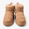 Xan Toffee Suede Ankle Boots with Shearling