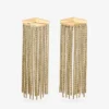 Zandra Earrings Gold-Finish Crystal Earrings