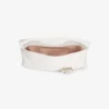 Zandra Ivory Satin Clutch Bag