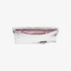 Zandra Silver Vintage Metallic Leather Clutch Bag