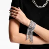 Zendra Bracelet Silver-Finish Crystal Bracelet